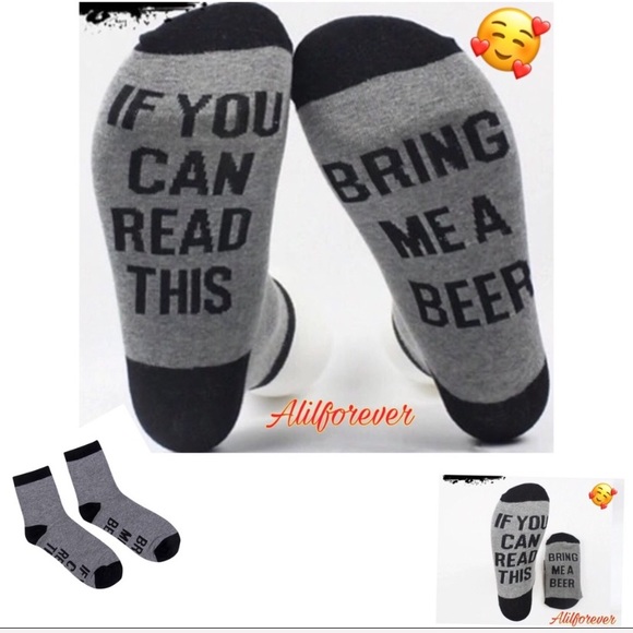 Accessories - ❤️ Grey & Black Printed Socks
